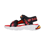 SANDALIAS SKECHERS MEGA SPLASH INFANTIL 402161L-BKRD