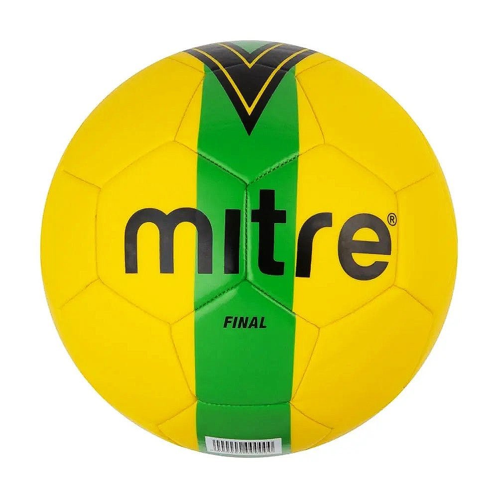 BALÓN DE FÚTBOL NEW FINAL AMARILLO VERDE MITRE N°5 | MI36648 MITRE - RealSport