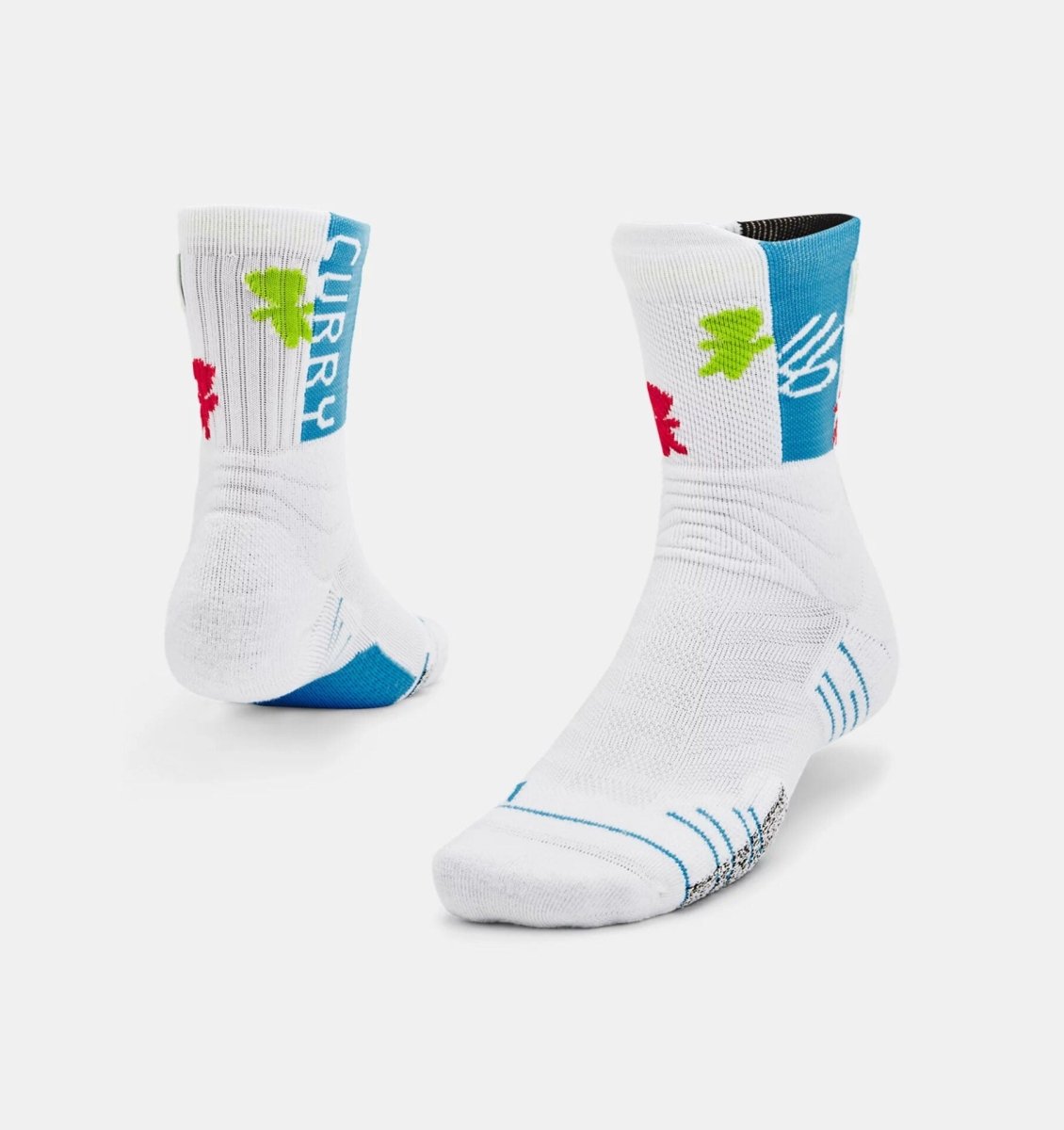 CALCETAS UNDER ARMOUR CURRY PLAYMAKER CREW (UNISEX) | 1358779 - 105 UNDER ARMOUR L - RealSport