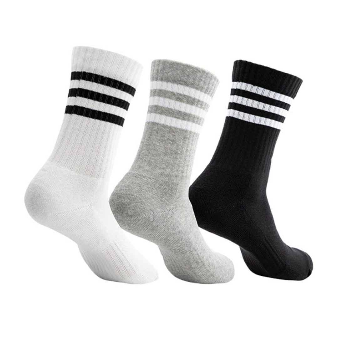 CALCETINES ADIDAS A MEDIA PANTORRILLA ACOLCHADOS 3 TIRAS 3 PARES IC1323 - RealSport