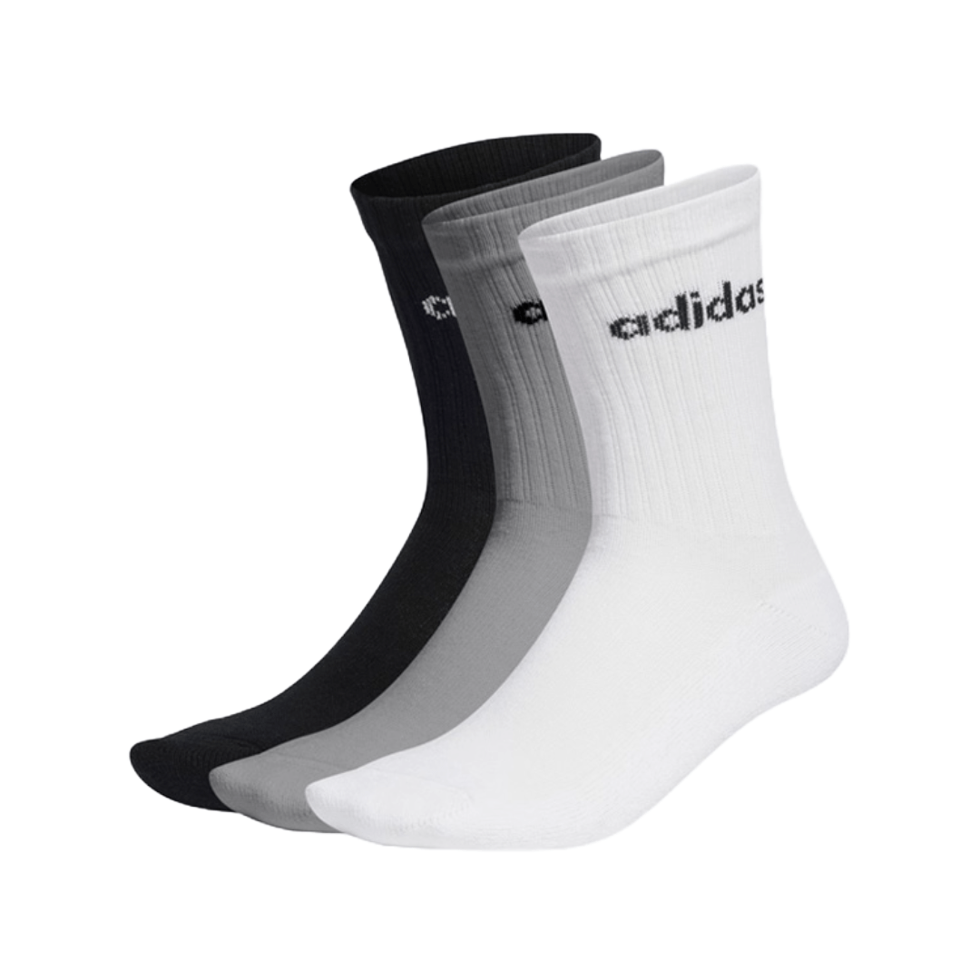 CALCETINES ADIDAS LINEAR CREW CUSHIONED 3 PARES | IC1302 ADIDAS S - RealSport