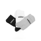 CALCETINES ADIDAS LINEAR CREW CUSHIONED 3 PARES | IC1302 ADIDAS S - RealSport