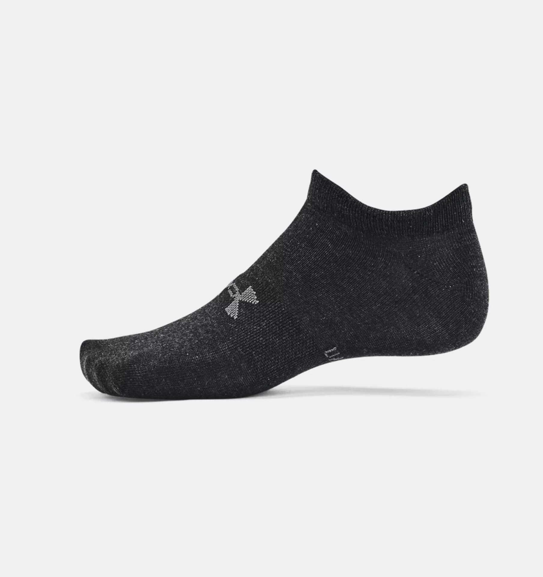 CALCETINES UNDER ARMOUR ESSENTIAL NO SHOW UNISEX (3 - PACK NEGROS) | 1361459 - 002 - RealSport