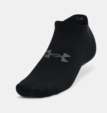 CALCETINES UNDER ARMOUR ESSENTIAL NO SHOW UNISEX (6 - PACK NEGROS) | 1370542 - 001 UNDER ARMOUR L - RealSport