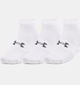 CALCETINES UNDER ARMOUR ESSENTIAL UNISEX CORTOS (3 - PACK BLANCOS) | 1365745 - 100 - RealSport