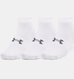 CALCETINES UNDER ARMOUR ESSENTIAL UNISEX CORTOS (3 - PACK BLANCOS) | 1365745 - 100 - RealSport