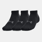 CALCETINES UNDER ARMOUR ESSENTIAL UNISEX CORTOS (3 - PACK NEGROS) | 1365745 - 001 - RealSport