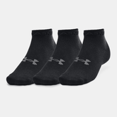 CALCETINES UNDER ARMOUR ESSENTIAL UNISEX CORTOS (3 - PACK NEGROS) | 1365745 - 001 UNDER ARMOUR L - RealSport