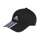 GORRA DE BÉISBOL ADIDAS 3 TIRAS SARGA DE ALGODÓN NEGRA | IB3242 - RealSport