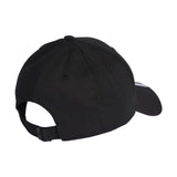 GORRA DE BÉISBOL ADIDAS 3 TIRAS SARGA DE ALGODÓN NEGRA | IB3242 - RealSport