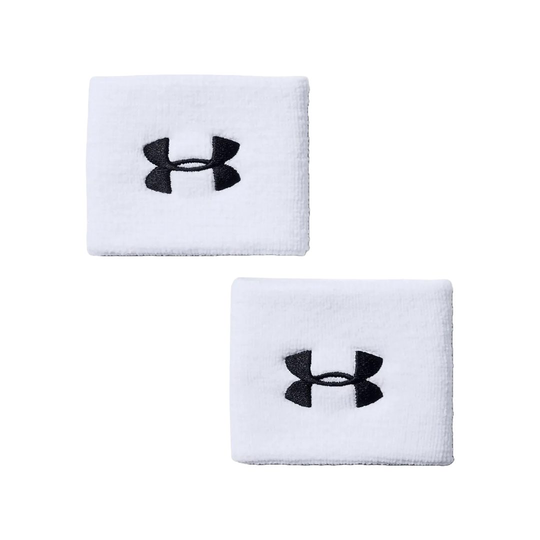 MUÑEQUERAS 3'' UNDER ARMOUR PERFORMANCE BLANCAS (PACK DE 2) | 1276991 - 100 - RealSport