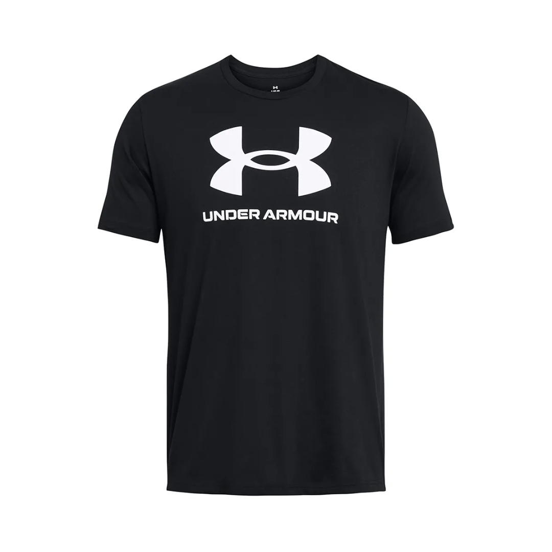 POLERA MANGA CORTA UNDER ARMOUR SPORTSTYLE NEGRA | 1382911 - 001 - RealSport