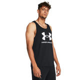 POLERA SIN MANGAS UNDER ARMOUR SPORTSTYLE NEGRA | 1382883 - 001 - RealSport