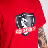 POLERA STREETMACHINE COLO COLO URBANO ESCUDO VERANO | CCPOV2620RO STREET MACHINE 2XL - RealSport
