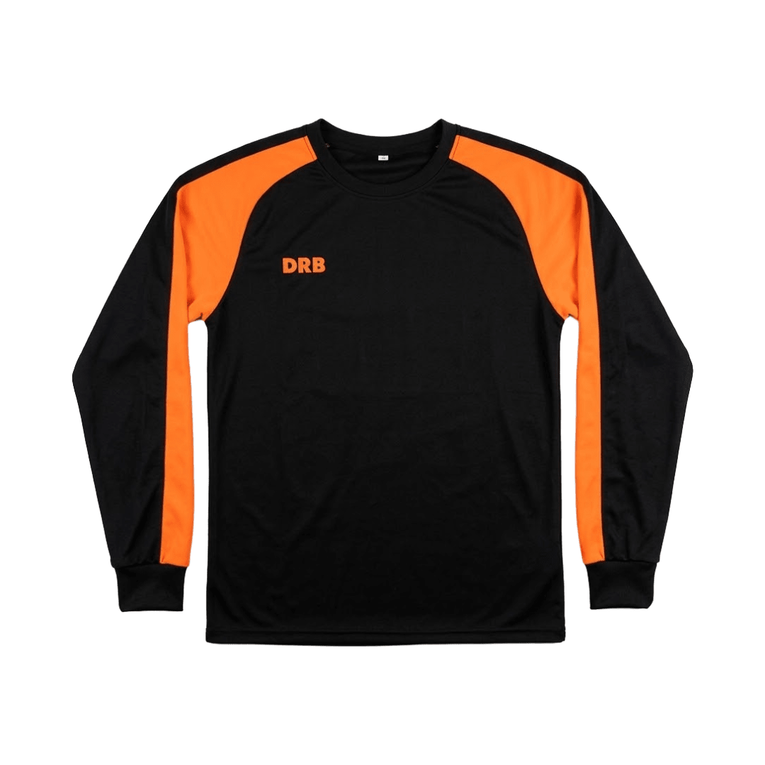 POLERON ARQUERO DRB NEGRO/NARANJO NEON 2.40.06 DRIBLING XXS - RealSport