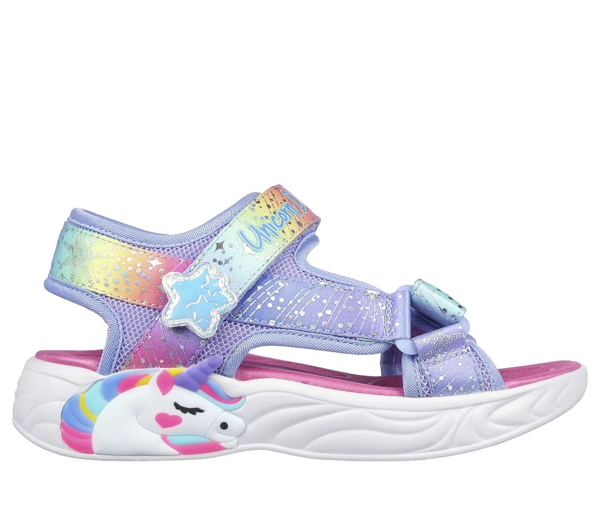 SANDALIAS SKECHER UNICORN DREAMS (LUCES) NIÑAS 302682L - BLMT SKECHERS 32 - RealSport