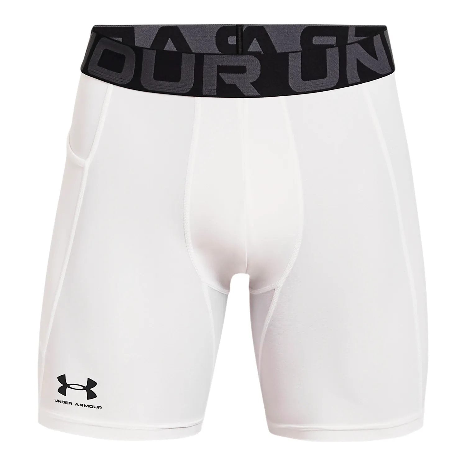 SHORTS DE COMPRESION UNDER ARMOUR HEATGEAR BLANCOS | 1361596 - 100 - RealSport