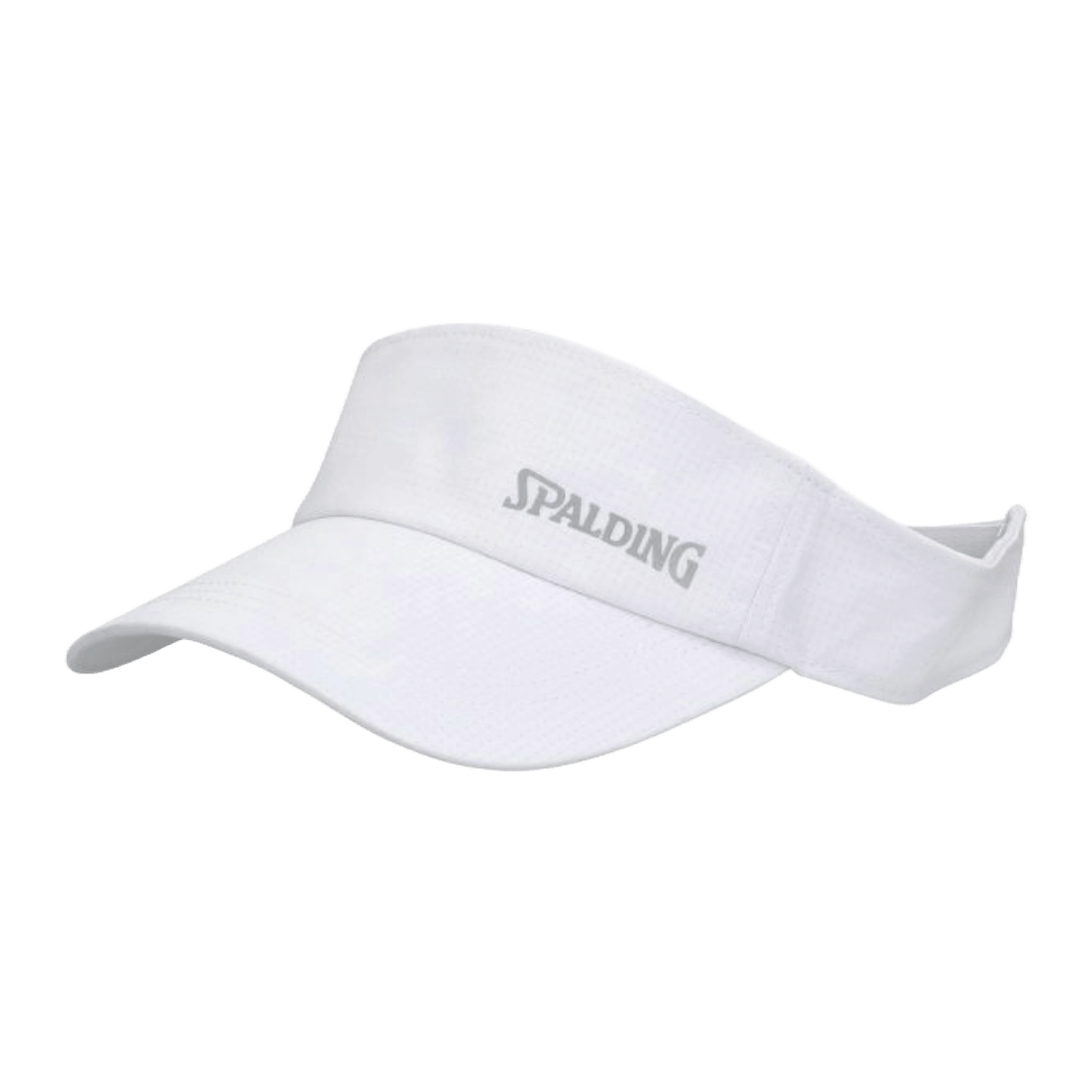 VISERA CURVA SPALDING SPORT - V REFLEX BLANCA (LOGO REFLECTANTE) | SPACAPV015 - RealSport