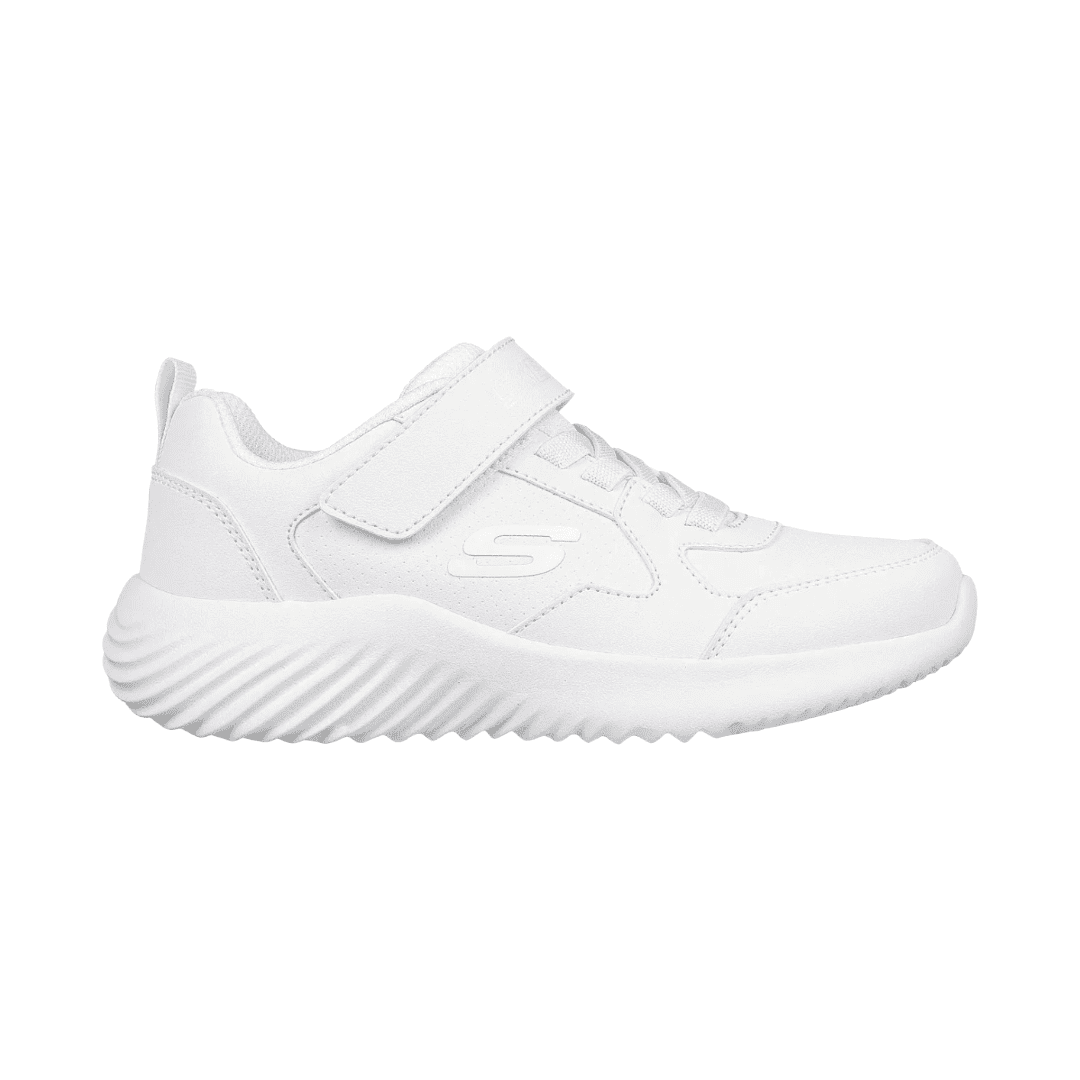 ZAPATILLAS BLANCAS ESCOLARES INFANTIL SKECHERS BOUNDER | 405626L - WHT SKECHERS 26 - RealSport
