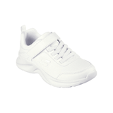 ZAPATILLAS BLANCAS ESCOLARES INFANTIL SKECHERS DYNAMATIC | 302629L - WHT SKECHERS 26 - RealSport