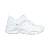 ZAPATILLAS BLANCAS ESCOLARES INFANTIL SKECHERS DYNAMATIC | 302629L - WHT SKECHERS 26 - RealSport