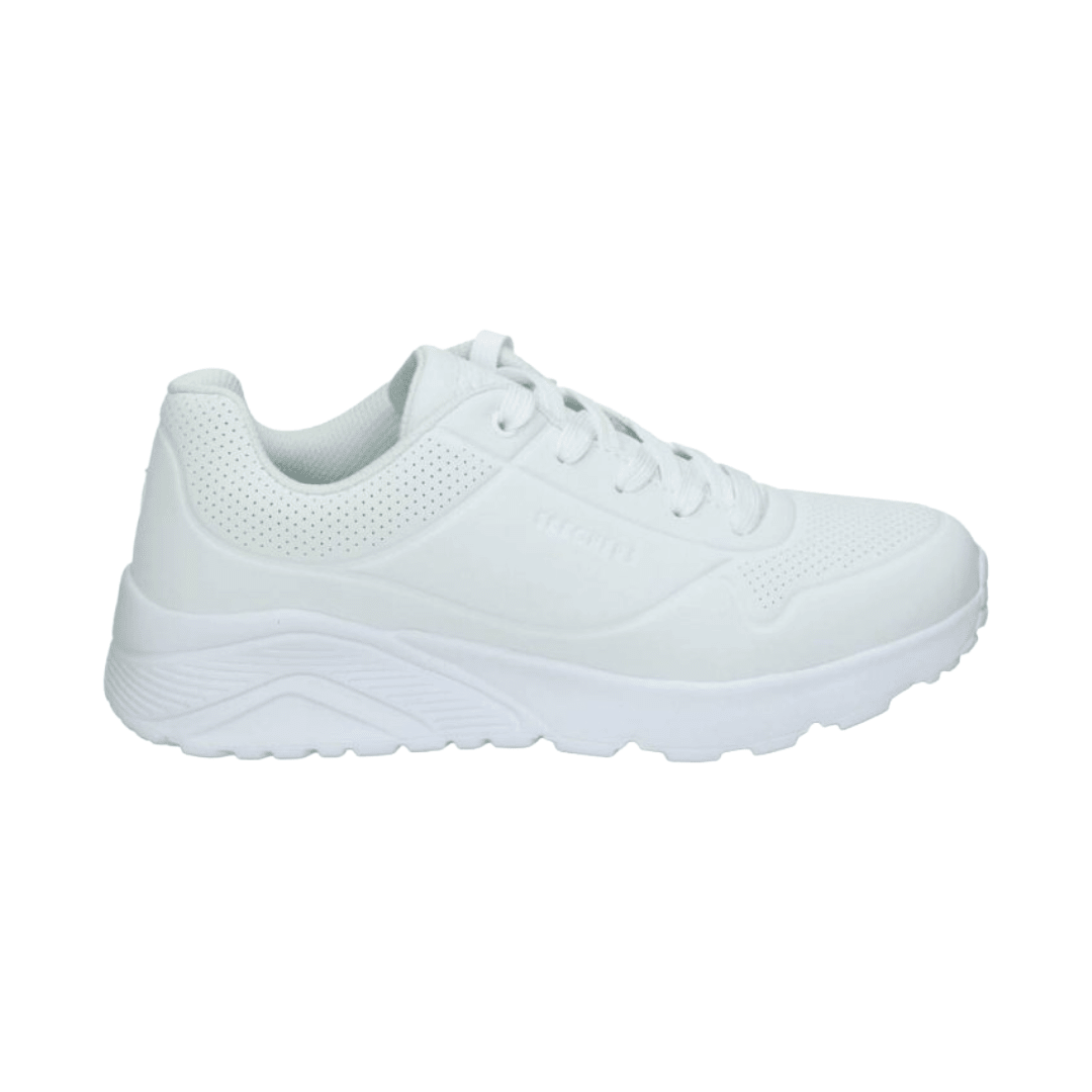 ZAPATILLAS BLANCAS ESCOLARES JUVENIL SKECHERS DELODOX | 403694L - W SKECHERS 34 - RealSport