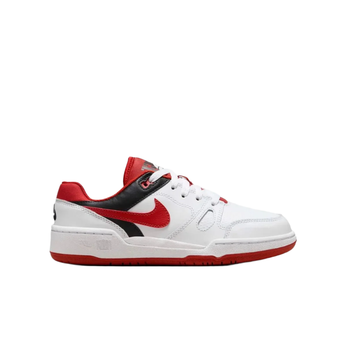 ZAPATILLAS NIKE FULL FORCE LO BLANCO/ROJO (GS - NIÑOS) | FV5929 - 100 - RealSport