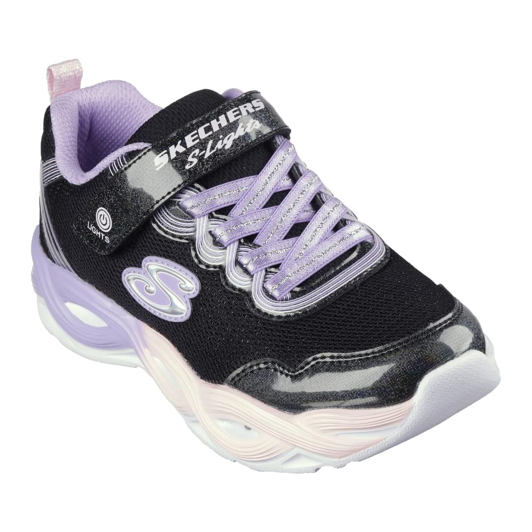 ZAPATILLAS SKECHERS TWISTY GLOW LUCES | 303717L - BKMT - RealSport