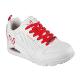 ZAPATILLAS SKECHERS UNO LONE HEARTED BLANCAS (MUJER) | 177991 - WRD - RealSport