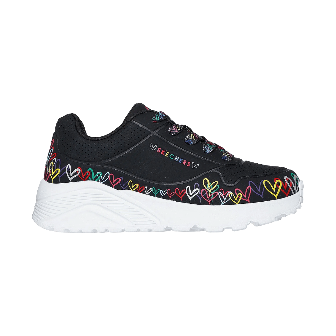 ZAPATILLAS URBANAS SKECHERS UNO LITE HEART DAZE INFANTIL | 314089L - BKMT SKECHERS 34 - RealSport