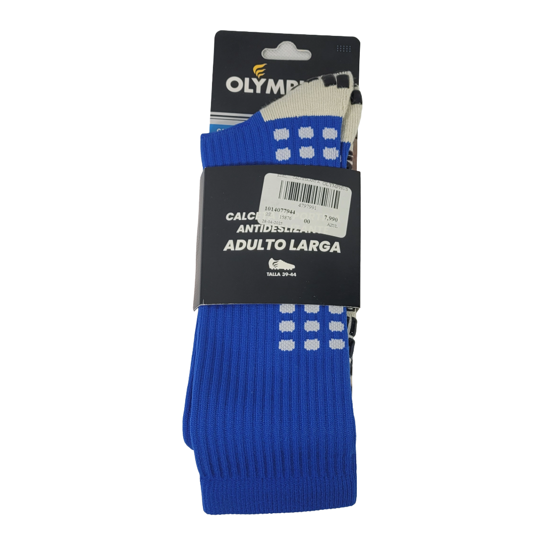 CALCETAS ANTIDESLIZANTES OLYMPHUS BLUE ADULTO 1014077944