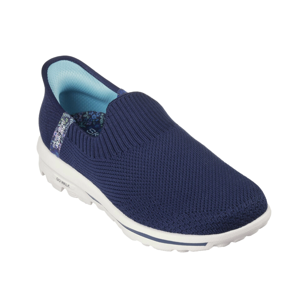 ZAPATOS SKECHERS [SLIP-INS | GO WALK] TAHITI SUNSET AZULES (MUJER) | 124799-NVY