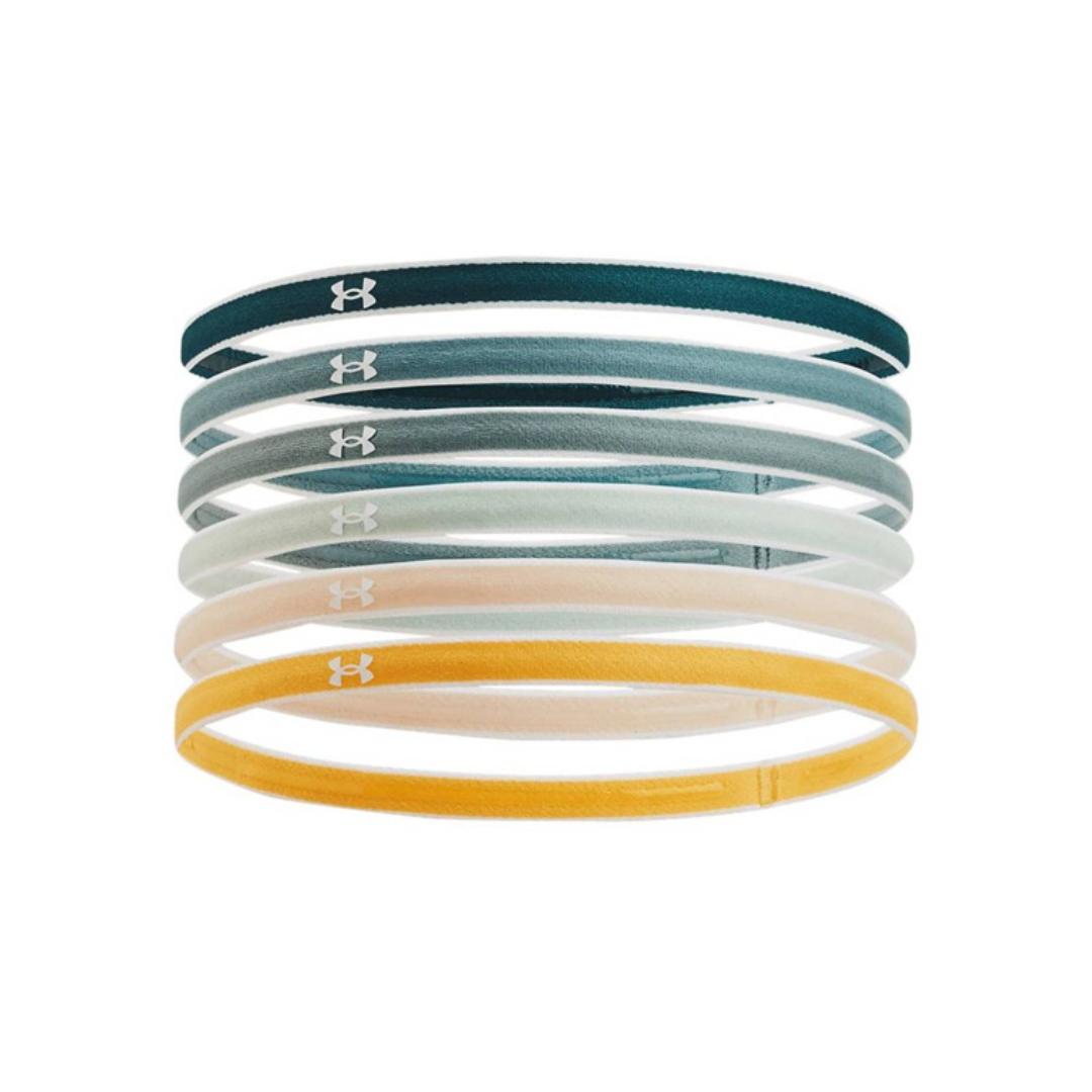 MINI BANDAS DE CABEZA UNDER ARMOUR PAQUETE DE 6 MUJER | 1286016-716
