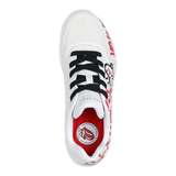 ZAPATILLAS SKECHERS UNO LOVE GRAFFITI BLANCO/ROJO (MUJER) | 177082-WRBK