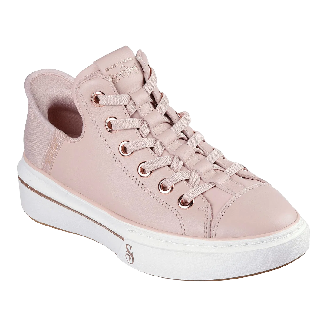 ZAPATILLAS SKECHERS [SLIP-INS] SNOOP ONE-OG LEATHER ROSADAS (MUJER) | 186001-BLSH