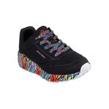 ZAPATILLAS URBANAS SKECHERS UNO LITE SUBTLE LOVE INFANTIL | 314088L-BKMT