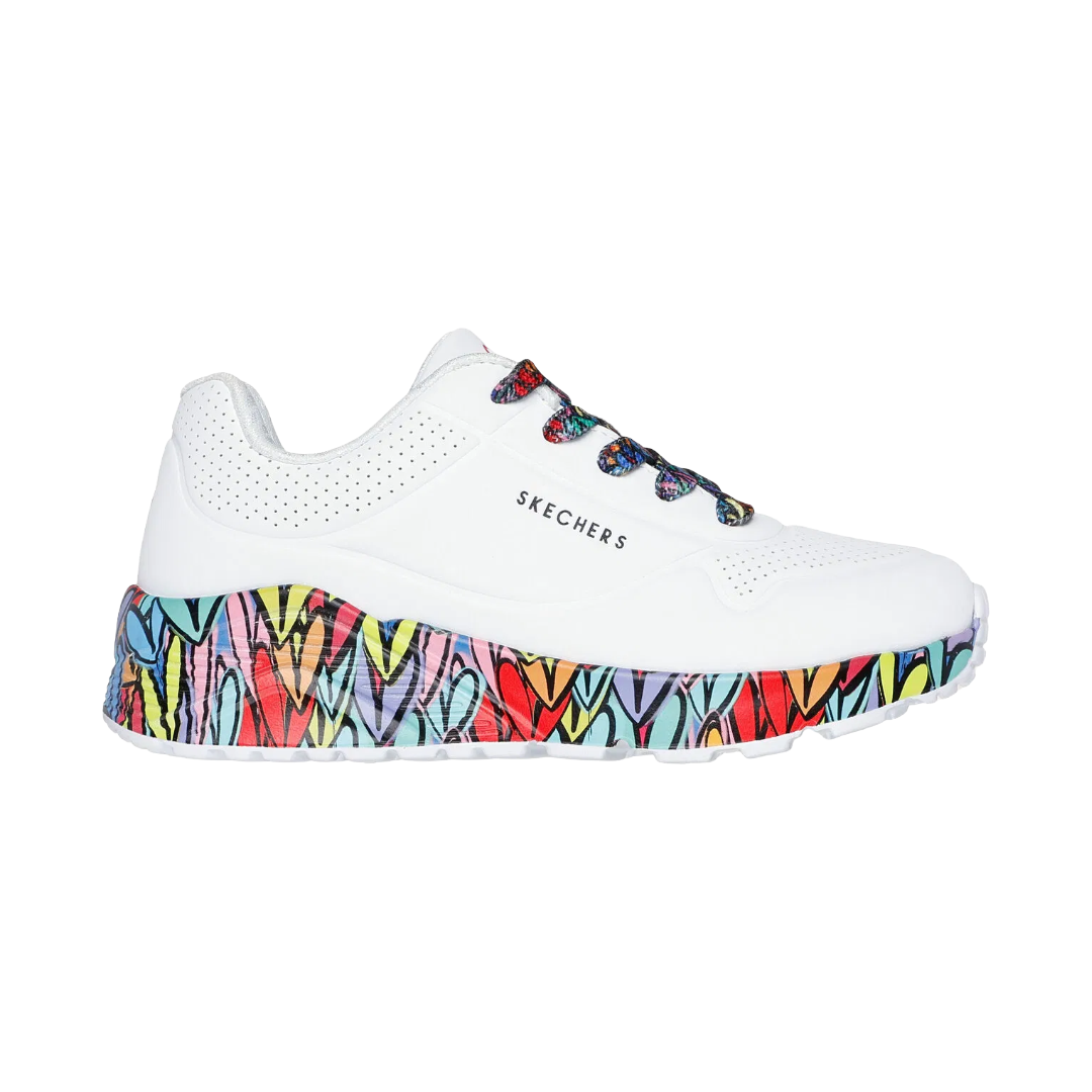 ZAPATILLAS URBANAS SKECHERS UNO LITE SUBTLE LOVE INFANTIL | 314088L-WMLT