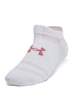 [PACK DE 6] CALCETINES TALONEROS PARA NIÑOS UNDER ARMOUR NO SHOW ESSENTIAL BLANCOS | 1382610-652