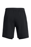 SHORTS UNDER ARMOUR 2 EN 1 DE 7" [PULGADAS] NEGROS (HOMBRE) | 1382641-001