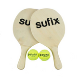 PALETAS SUFIX DE PLAYA + 2 PELOTAS M.20.50