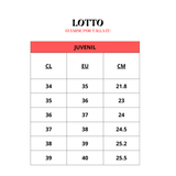 GUIA TALLAS LOTTO JUVENIL