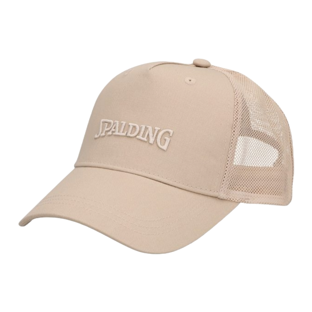 GORRA JOCKEY DE CAMIONERO SPALDING BEIGE | SPACAPC005