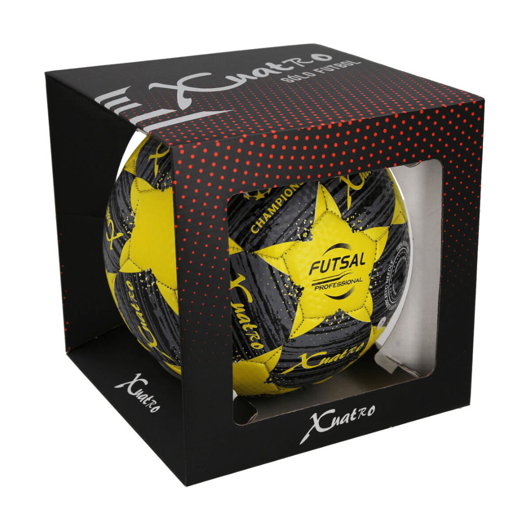 BALÓN DE FÚTBOL XUATRO N°4 YELLOW SZ - BALL008 CUATRO 4,0 - RealSport