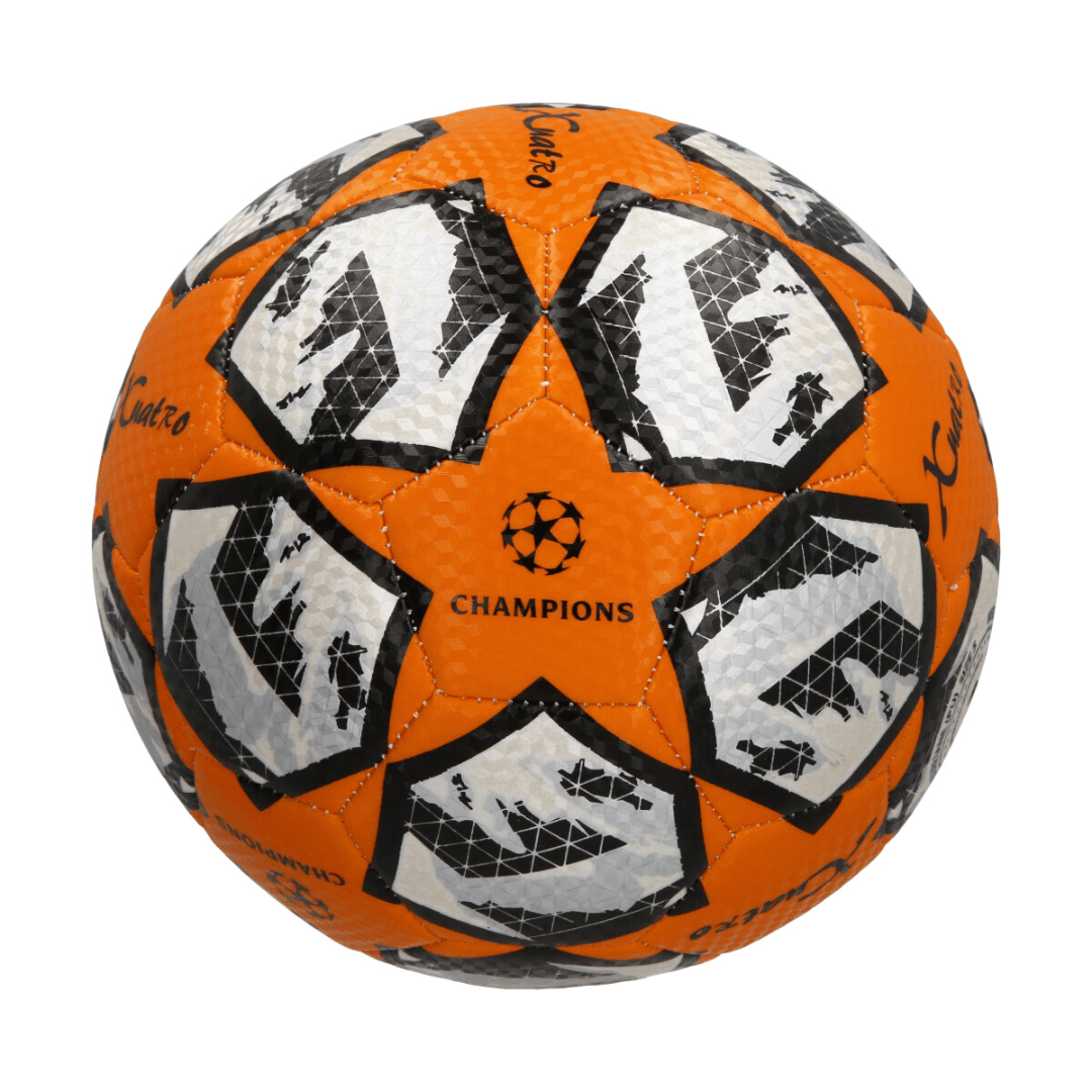 BALÓN DE FÚTBOL XUATRO N°5 NARANJA SZ - BALL005 CUATRO 5,0 - RealSport
