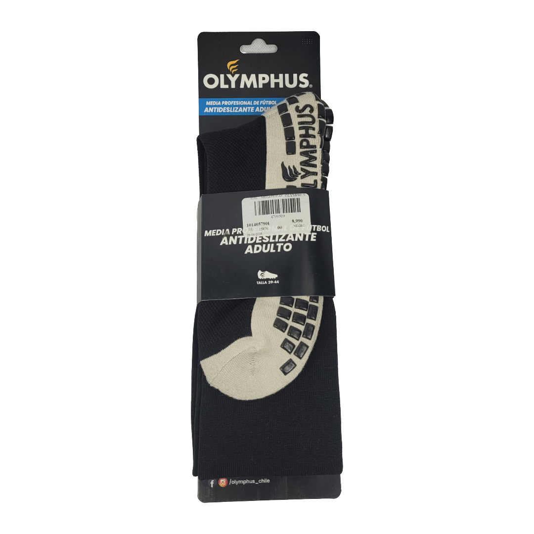 CALCETAS ANTIDESLIZANTES OLYMPHUS BLACK ADULTO 1014057901 OLYMPHUS 00 - RealSport