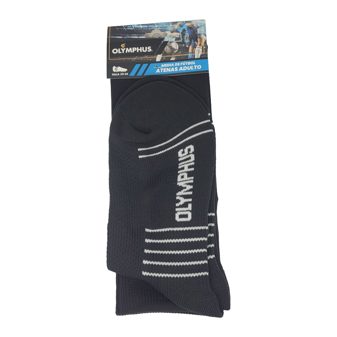 CALCETAS DE FUTBOL OLYMPHUS BLACK ADULTO 1014017901 OLYMPHUS 00 - RealSport