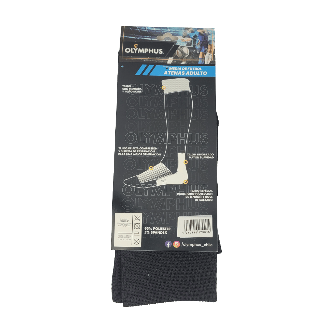 CALCETAS DE FUTBOL OLYMPHUS BLACK ADULTO 1014017901 OLYMPHUS 00 - RealSport