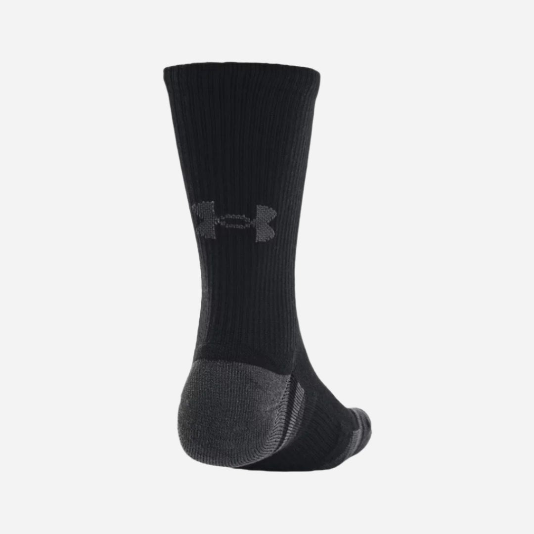 CALCETAS UNDER ARMOUR 3 PACK NEGRAS | 1379512 - 001 UNDER ARMOUR L - RealSport