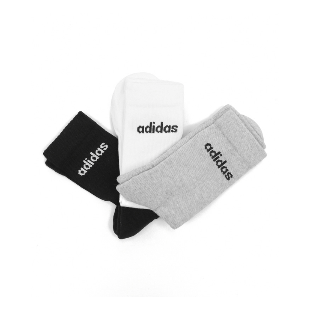 CALCETINES ADIDAS LINEAR CREW CUSHIONED 3 PARES | IC1302 - RealSport