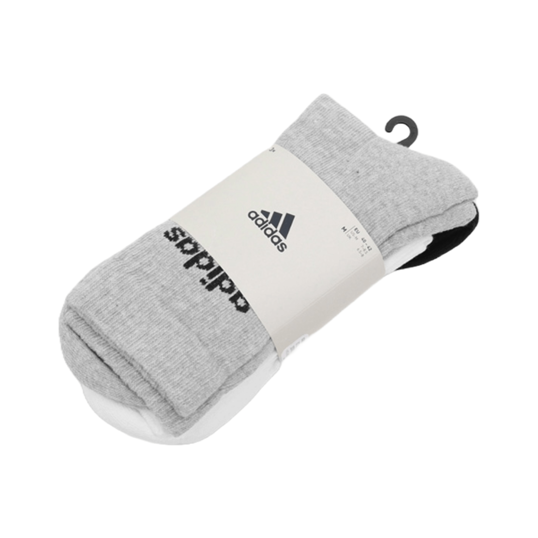 CALCETINES ADIDAS LINEAR CREW CUSHIONED 3 PARES | IC1302 - RealSport